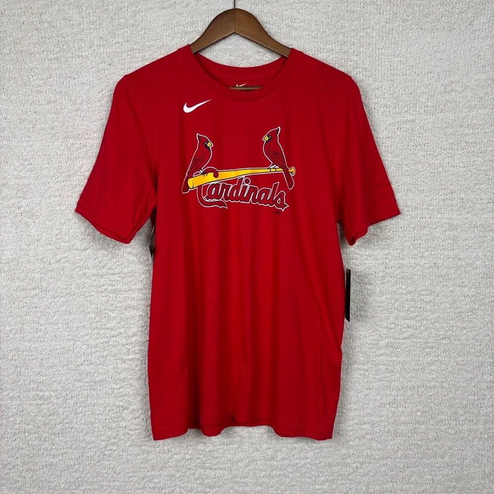 Nike Shirt Mens XL‎ Red MLB Cardinals Carlson The Nike Tee Baseball Fan Logo